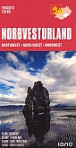 Wegenkaart - Landkaart 1 Ijsland Noordwest - Ferdakort