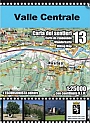 Wandelkaart 13 Valle Centrale Val Clavalité - Saint-Marcel L'Escursionista