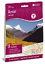 Topografische Wandelkaart Noorwegen 2531 Årdal - Nordeca Turkart