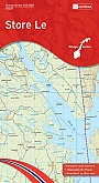 Topografische Wandelkaart Noorwegen 10021 Store Le - Nordeca Norge