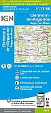 Topografische Wandelkaart van Frankrijk 3113SB - Clermont-en-Argonne  / Dugny-sur-Meuse