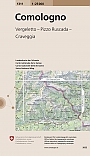 Topografische Wandelkaart Zwitserland 1311 Comologno Pizzo di Madéi - Craveggia - Vergeletto - Landeskarte der Schweiz