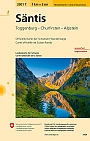 Topografische Wandelkaart Zwitserland 3301T Säntis Toggenburg - Churfirsten - Alpstein - Landeskarte der Schweiz