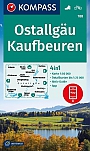 Wandelkaart 188 Ostallgäu, Kaufbeuren Kompass