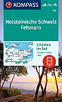Wandelkaart 740 Naturpark Holsteinische Schweiz Kompass