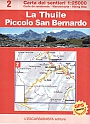 Wandelkaart 2 La Thuile, Piccolo San Bernardo L'Escursionista