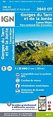 Topografische Wandelkaart van Frankrijk 2640OT - Gorges du Tarn et de La Jonte / Causse Mejean PNR