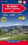 Fietskaart 7 St-Gallen / Appenzell | Kümmerly+Frey