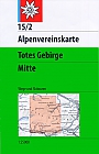 Wandelkaart 15/2 Totes Gebirge Mitte |  Alpenvereinskarte