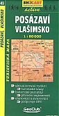 Wandelkaart 43 Posazavi Vlasimsko | Shocart Turisticka Mapa