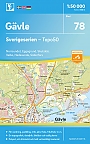 Topografische Wandelkaart Zweden 78 Gavle Sverigeserien Topo 50