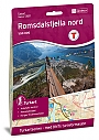 Topografische Wandelkaart Noorwegen 2821 Romsdalsfjella Nord - Nordeca Turkart