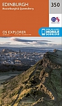 Topografische Wandelkaart 350 Edinburgh Musselburgh & Queensferry - Explorer Map