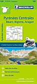 Fietskaart - Wegenkaart - Landkaart 145 Pyreneeën Centraal - Michelin Zoom
