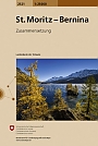 Topografische Wandelkaart Zwitserland 2521 St. Moritz Bernina (Samengestelde kaart) - Landeskarte der Schweiz