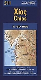 Wegenkaart - Landkaart 211 Chios Hios Psara  | Road Editions