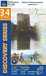 Topografische Wandelkaart Ierland 34 Cavan / Leitrim / Longford / Westmeath Discovery Map Ireland
