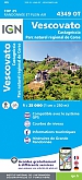 Topografische Wandelkaart van Frankrijk 4349OT - Vescovato / Castagniccia / PNR de Corse