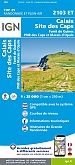 Topografische Wandelkaart van Frankrijk 2103ET - Calais Site des Caps / Forêt de Guînes PNR