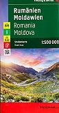 Wegenkaart - Landkaart Roemenië en Moldavië - Freytag & Berndt