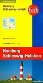 Wegenkaart - Fietskaart 1 Hamburg, Schleswig-Holstein Falk Regionalkarten