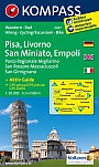 Wandelkaart 2457 Pisa, Livorno, San Miniato, Empoli Kompass