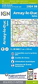 Topografische Wandelkaart van Frankrijk 2924SB - Arnay-le-Duc / Epignac