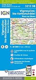 Topografische Wandelkaart van Frankrijk 3213SB - Vigneulles-les-Hattonchatel Dieue-sur-Meuse