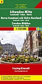 Wegenkaart - Landkaart Zweden 4 Midden en Sundsvall-Falun-Gävle - Freytag & Berndt