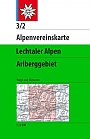 Wandelkaart 3/2 Lechtaler Alpen Arlbergebiet Alpenvereinskarte