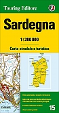 Wegenkaart - Fietskaart 15 Sardinië - Touring Club Italiano (TCI)