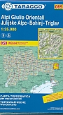 Wandelkaart 065 Alpi Giulie Orientali - Julijske Alpe - Bohinj - Triglav Tabacco