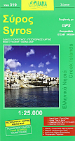 Wegenkaart - wandelkaart Syros 319 - Orama Maps