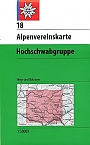 Wandelkaart 18 Hochschwabgruppe | Alpenvereinskarte
