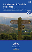 Fietskaart 22 Lake District and Cumbria Cycle Maps UK | Cordee
