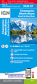 Wandelkaart 3630OTR Chamonix / Massif du Mont Blanc Geplastificeerd | IGN