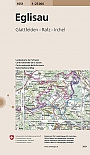Topografische Wandelkaart Zwitserland 1051 Eglisau Glattfelden Rafz Irchel - Landeskarte der Schweiz
