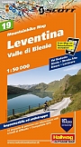 Mountainbikekaart 19 Leventina - Valle die Blenio Hallwag (met GPS)
