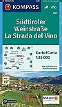 Wandelkaart 685 La Strada del Vino; Südtiroler Weinstraße Kompass