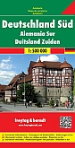Wegenkaart - Landkaart Duitsland Zuid - Freytag & Berndt