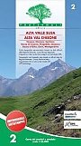 Wandelkaart 2 Alta Valle Susa - Alta Val Chisone | Fraternali Editore
