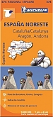 Wegenkaart - Landkaart 574 Aragon, Cataluna (Catalunya), Barcelona - Michelin Regional