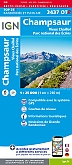 Wandelkaart 3437OTR Champsaur / Vieux Chaillol / PNR des Ecrins Geplastificeerd | IGN
