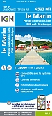 Topografische Wandelkaart Martinique 4503MT - Le Marin / PNR Martinique