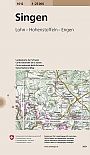 Topografische Wandelkaart Zwitserland 1012 Singen Lohn Hohenstoffeln Engen - Landeskarte der Schweiz