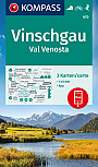 Wandelkaart 670 Vinschgau, Val Venosta | Kompass