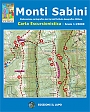 Wandelkaart Abruzzen 14 Monti Sabini Carta Escursionistica | Edizioni il Lupo
