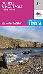 Topografische Wandelkaart 54 Dundee / Montrose Forfar & Arbroath - Landranger Map