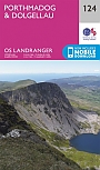 Topografische Wandelkaart 124 Porthmadog / Dolgellau Snowdonia  - Landranger Map
