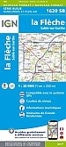 Topografische Wandelkaart van Frankrijk 1620SB - La Fleche / Sable-sur-Sarthe